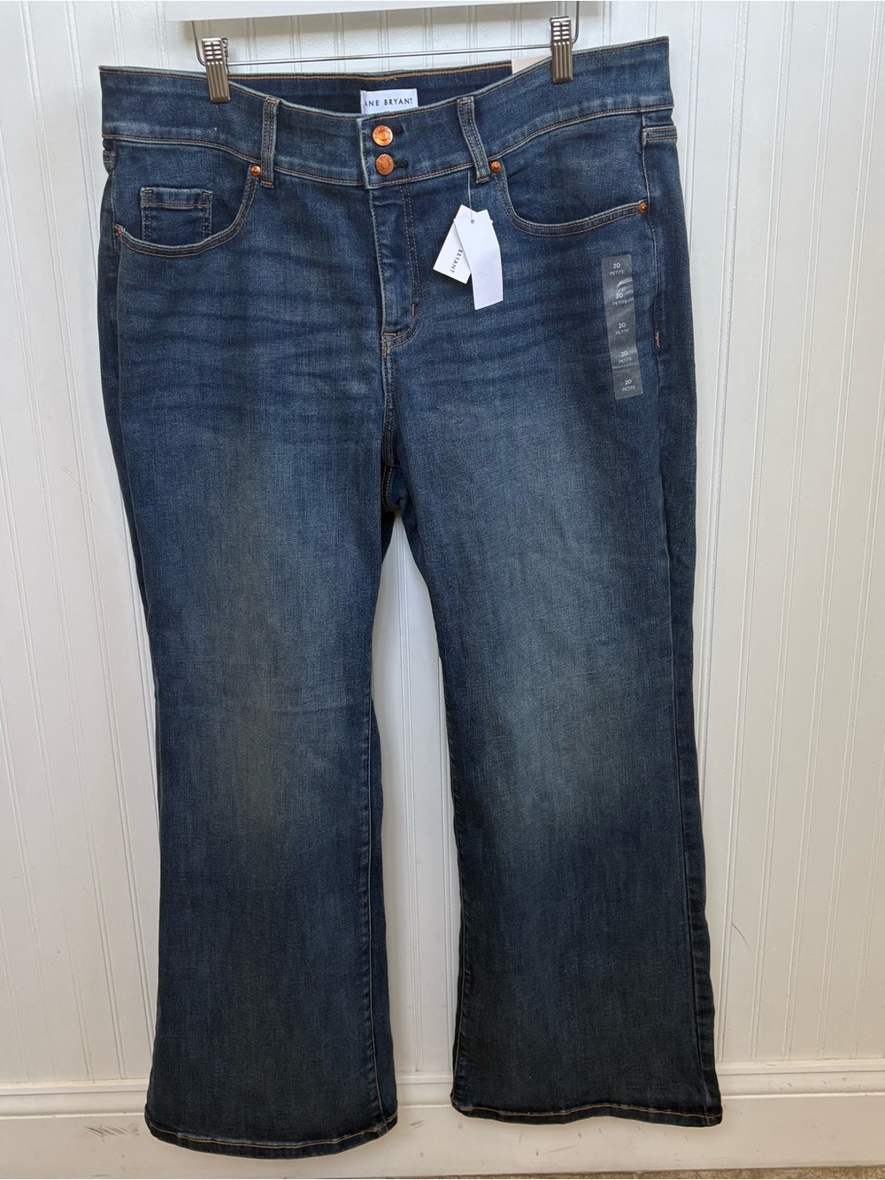 Lane Bryant Tighter Tummy Boot Jeans Women’s 20 Petite High Rise Stretch NEW